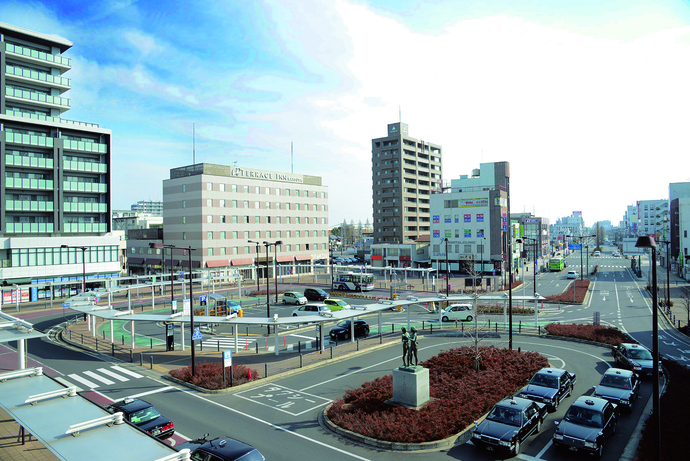 写真：勝田駅前