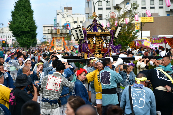 写真：ひたちなか祭りの様子