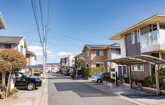 写真：ひたちなかの住宅地