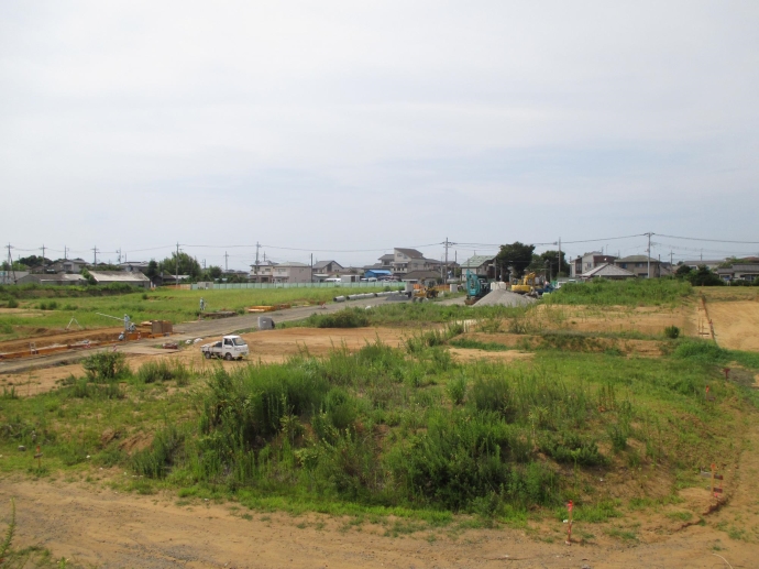 和田町常陸海浜公園線工事の写真1