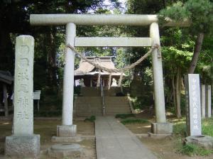 写真：湫尾神社の鳥居