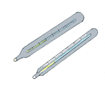 水銀体温計のイラスト