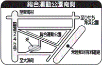 地図：総合運動公園南側