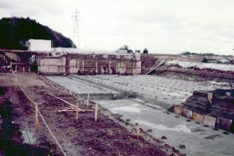 写真：下水道浄化センター建設の様子3