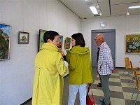 写真：市毛コミセン油絵教室作品展