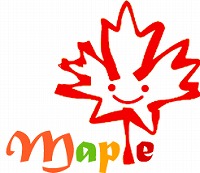 イラスト：Maple（メイプル）のマーク