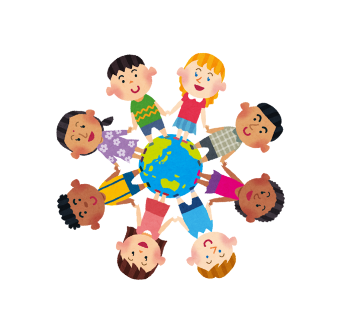 国際交流のイラストです