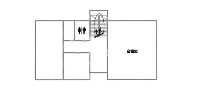 柳沢館2階のフロア図