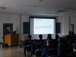 写真：座学の様子