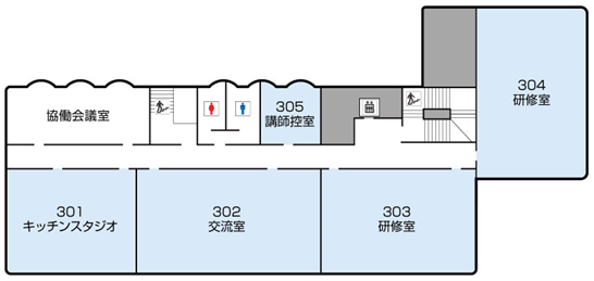 ふぁみりこらぼ3階案内図