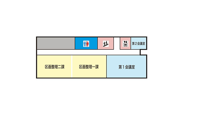 企業合同庁舎3階案内図