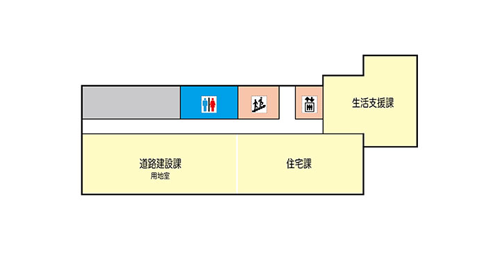 企業合同庁舎2階案内図