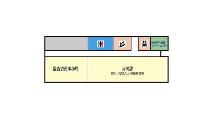 企業合同庁舎4階案内図