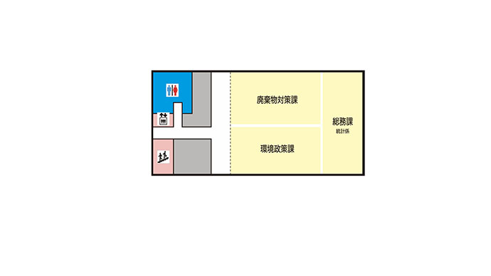 第2分庁舎3階案内図