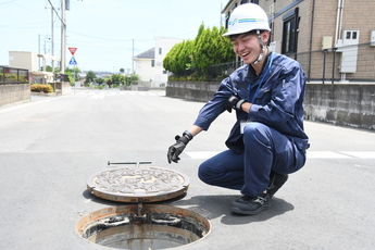 写真：土木技術者 久賀さん