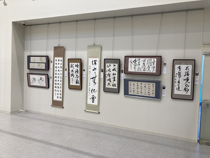 作品の展示の様子1