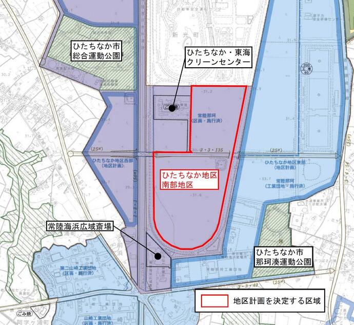 地区計画決定位置図