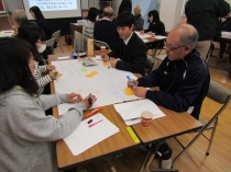 写真:学生も参加している様子
