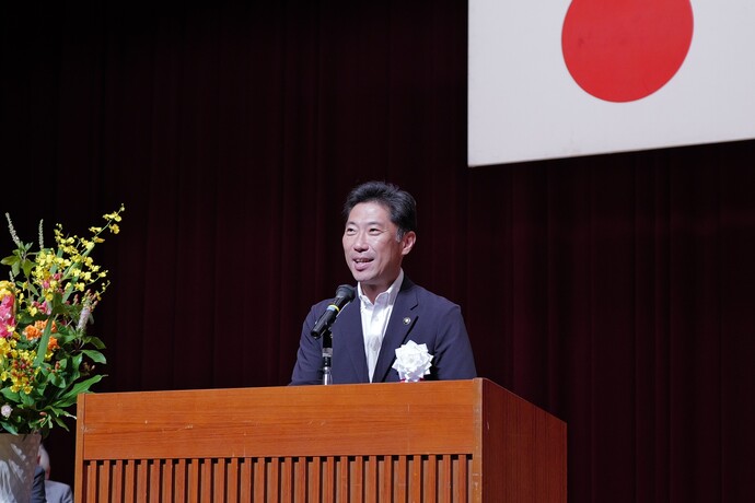 写真：主催者あいさつ