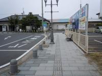 写真：那珂湊駅からおさかな市場までのスタート地点・ゴール地点付近