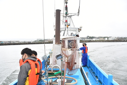 写真:漁業体験研修1