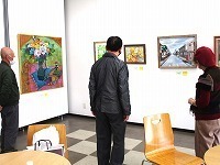 写真：絵画ネモフィラグループ展