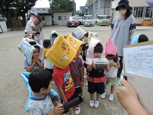 写真：避難訓練