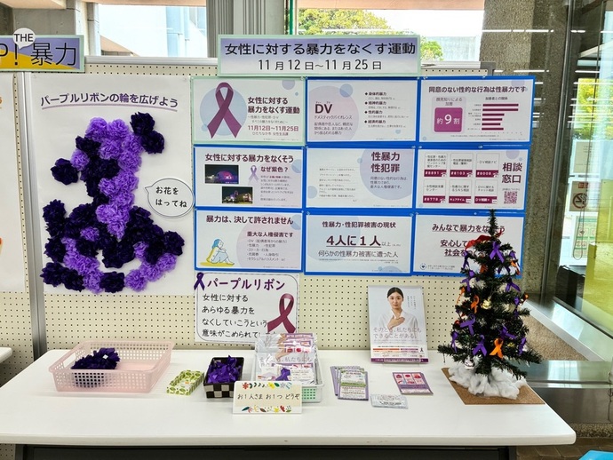 令和7年度パネル展示の様子