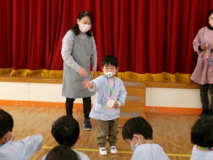 写真：なわとび表彰