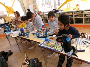 写真：誕生会の会食