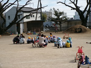 写真：避難訓練