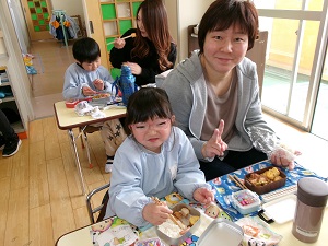 写真：年長親子弁当会