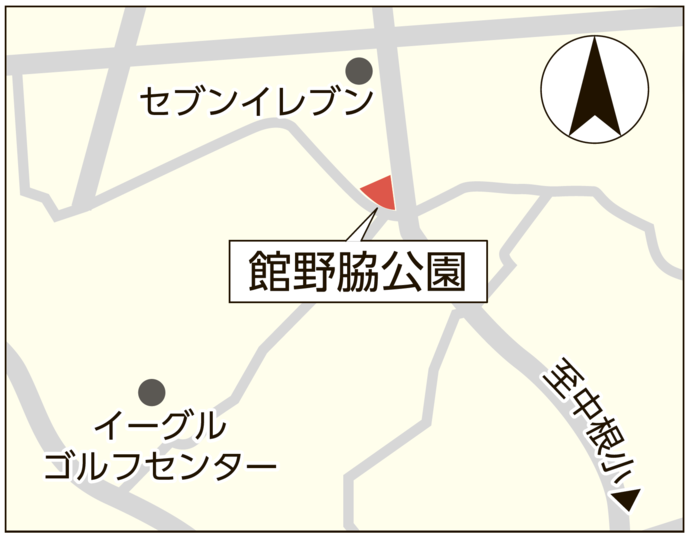 館野脇公園地図