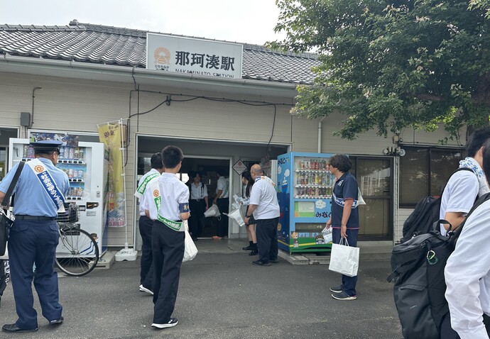 那珂湊駅の活動の様子