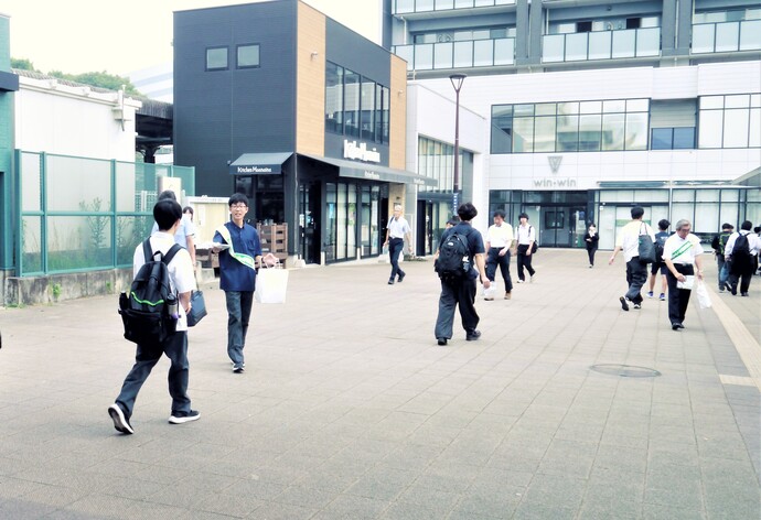 勝田駅の活動の様子