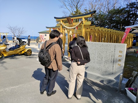 阿字ヶ浦周辺散策・ほしいも神社見学