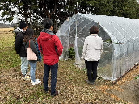 （写真）農場見学