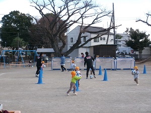 写真：サッカー教室