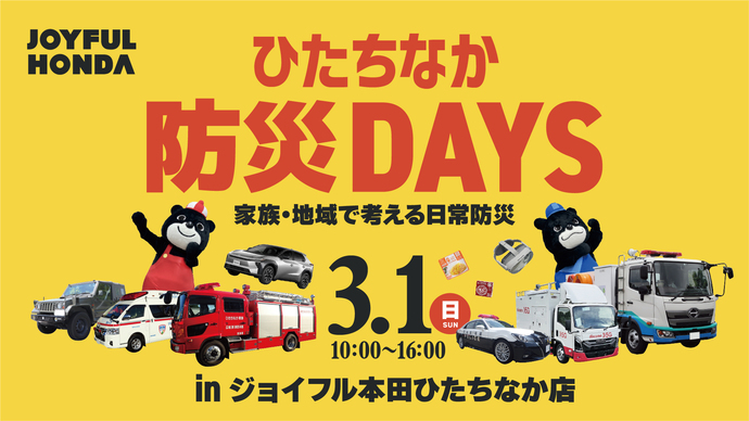 防災DAYSのチラシです