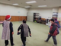 スポーツする写真