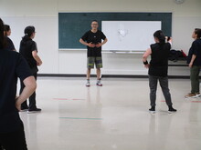 写真：講師の説明の様子