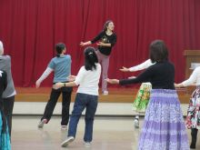 写真：曲の練習をしている様子