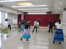 写真：ハンドモーションの練習