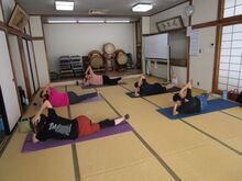 写真:バランスエクササイズの様子