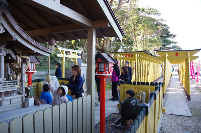 お参りしている写真