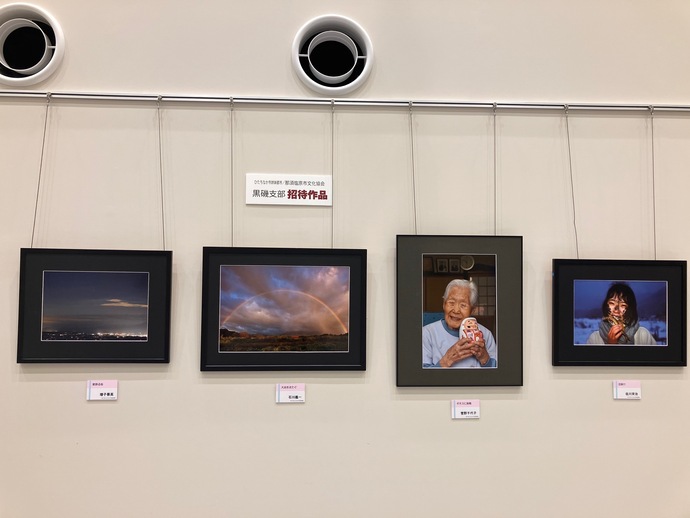 風景や人物など様々な写真が並んでいる様子