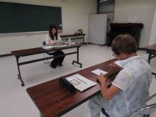 写真:読み上げ算をしている様子