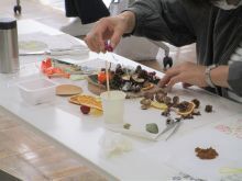 写真:作成の様子