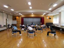 写真:後半クールダウンの様子