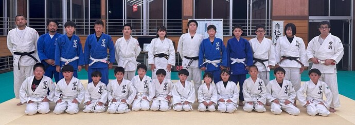 写真：望海柔道塾の子どもたち